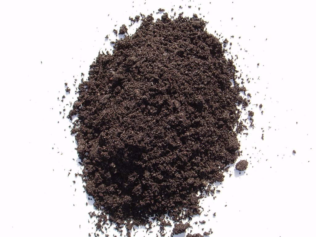 Low-quality peat moss: a photo of the dark, small-particled stuff that is sold at the consumer level. Image © unknown; retrieved (strangely) from LA Readers blog.